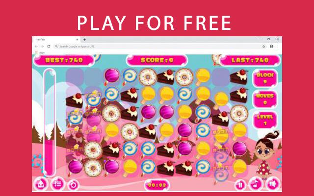 Candy Match3 Game for Chrome  from Chrome web store to be run with OffiDocs Chromium online