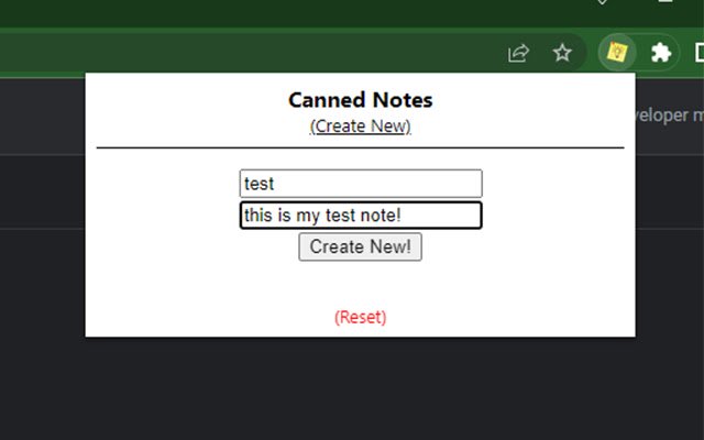 CannedNotes+  from Chrome web store to be run with OffiDocs Chromium online