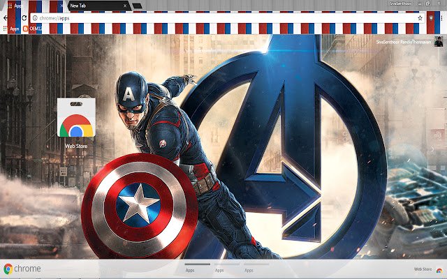 Captain America in Combat  from Chrome web store to be run with OffiDocs Chromium online