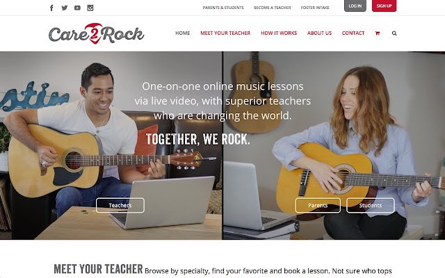 Care2Rock Lesson Screen Sharing  from Chrome web store to be run with OffiDocs Chromium online