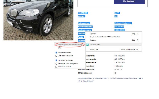 CarSearchHelp  from Chrome web store to be run with OffiDocs Chromium online