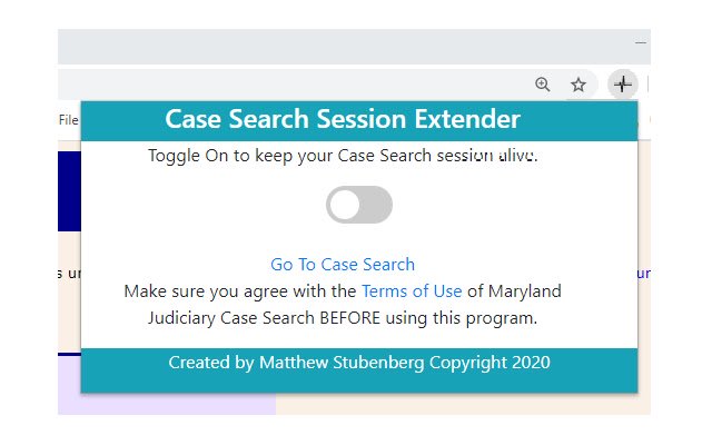 Case Search Extender  from Chrome web store to be run with OffiDocs Chromium online