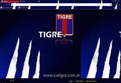 Chủ đề CA TIGRE từ cửa hàng Chrome trực tuyến sẽ được chạy với OffiDocs Chrome trực tuyến