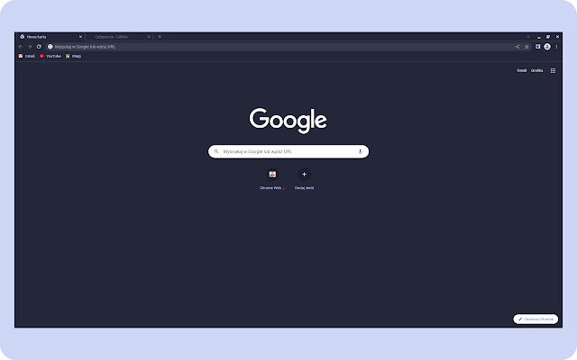 Catppuccin Chrome Theme Macchiato  from Chrome web store to be run with OffiDocs Chromium online