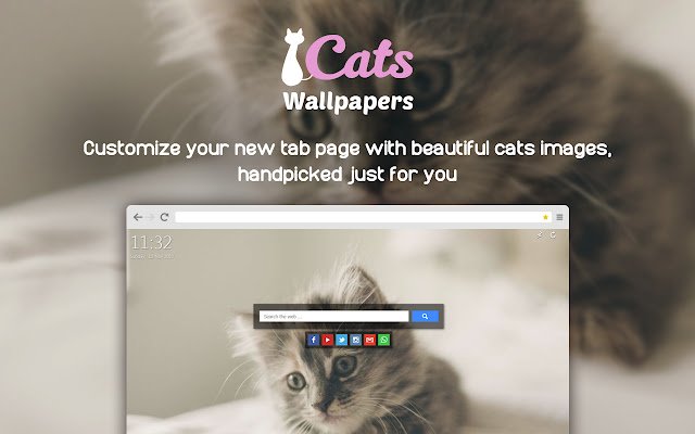 Cats Wallpapers  from Chrome web store to be run with OffiDocs Chromium online