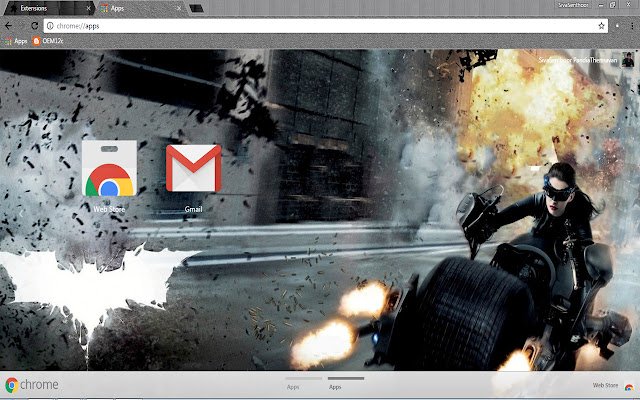 Cat Woman Dark Night Rises  from Chrome web store to be run with OffiDocs Chromium online