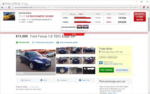 Celtic Tuning Vehicle Stats  from Chrome web store to be run with OffiDocs Chromium online