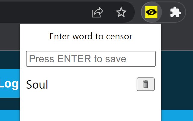Censor Words  from Chrome web store to be run with OffiDocs Chromium online