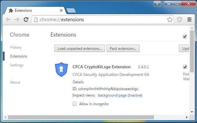 CFCA CryptoKit.sge Extension  from Chrome web store to be run with OffiDocs Chromium online