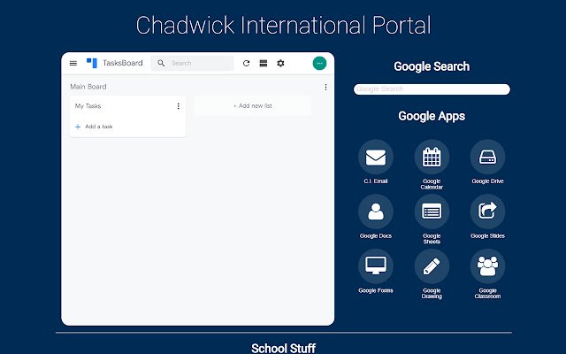 سيتم تشغيل بوابة Chadwick الدولية من متجر Chrome الإلكتروني باستخدام OffiDocs Chromium عبر الإنترنت