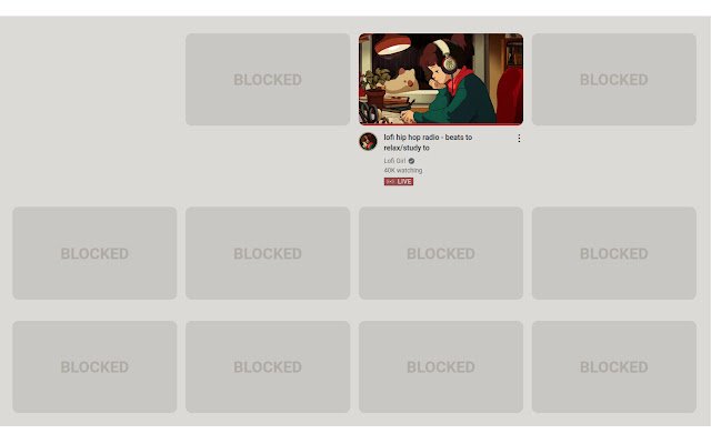 Channel Block List for Youtube  from Chrome web store to be run with OffiDocs Chromium online