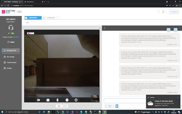 Chatterbox Screen Capture для ДЕМО з веб-магазину Chrome, який можна запускати за допомогою OffiDocs Chromium онлайн