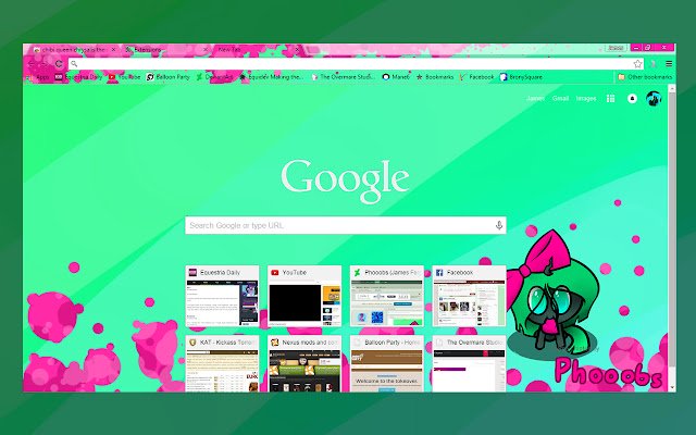 OffiDocs Chromiumオンラインで実行されるChrome Webストアのちび女王のさなぎのテーマ