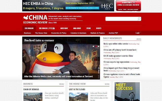 China Economic Review  from Chrome web store to be run with OffiDocs Chromium online