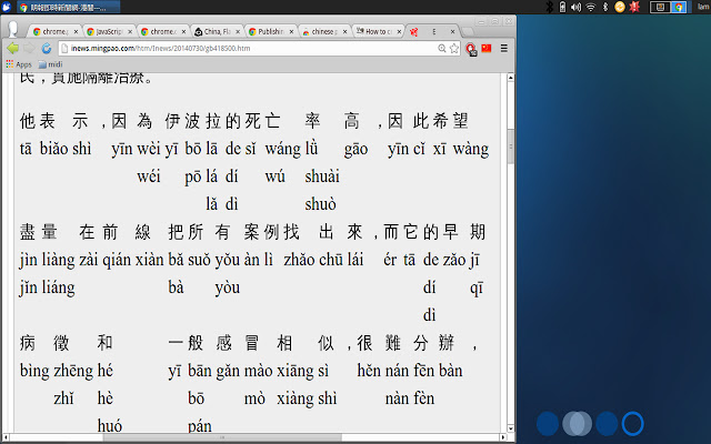 chinese pinyin  from Chrome web store to be run with OffiDocs Chromium online