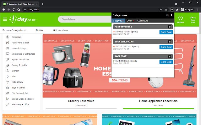 ChoiceCheapies  from Chrome web store to be run with OffiDocs Chromium online