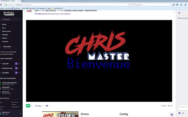 Chris Master  from Chrome web store to be run with OffiDocs Chromium online