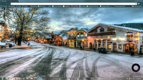 Chrome ウェブストアの「Christmas on Main Street」が OffiDocs Chromium オンラインで実行