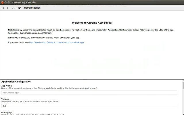 Chrome App Builder  from Chrome web store to be run with OffiDocs Chromium online