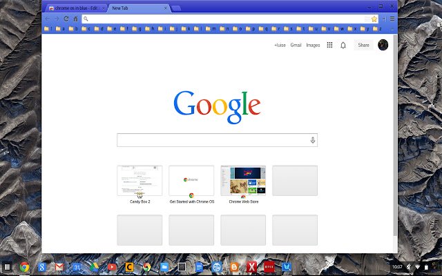 chrome os en azul de Chrome web store para ejecutarse con OffiDocs Chromium en línea