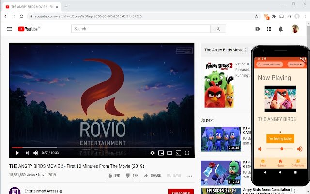 Chrome Remote Listener  from Chrome web store to be run with OffiDocs Chromium online