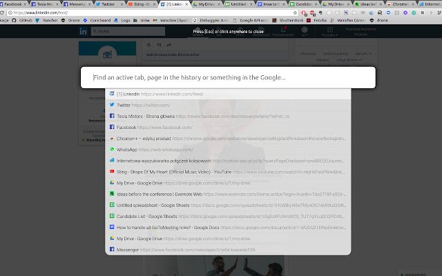 Chrome++ Tabs Manager  from Chrome web store to be run with OffiDocs Chromium online