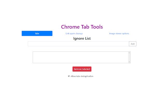 Chrome Tab Tools  from Chrome web store to be run with OffiDocs Chromium online