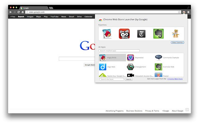 Chrome Web Store Launcher (by Google)  from Chrome web store to be run with OffiDocs Chromium online