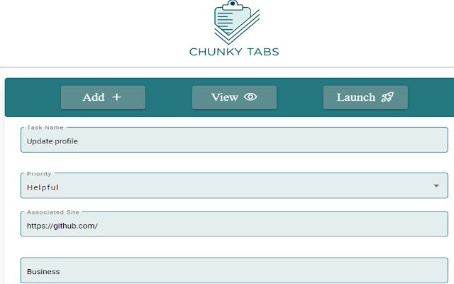 Chunky Tabs  from Chrome web store to be run with OffiDocs Chromium online