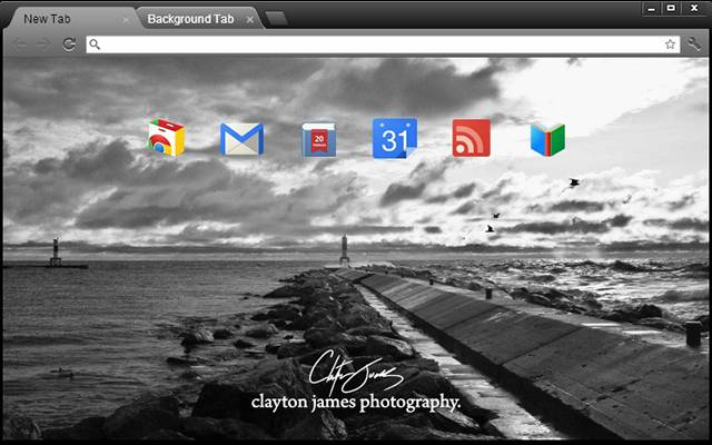 Clayton James Photography Piers del negozio web Chrome verrà eseguito con OffiDocs Chromium online