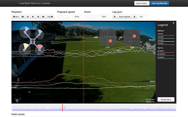 Cleanflight Blackbox Explorer  from Chrome web store to be run with OffiDocs Chromium online