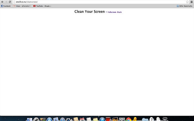 CleanScreen  from Chrome web store to be run with OffiDocs Chromium online