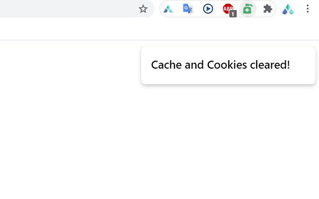 Clear Cache for One Site  from Chrome web store to be run with OffiDocs Chromium online