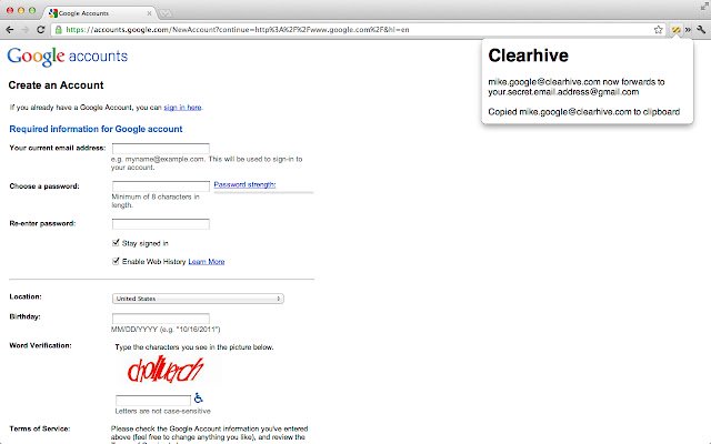 Clearhive  from Chrome web store to be run with OffiDocs Chromium online