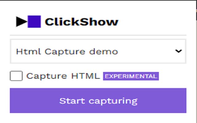 ClickShow  from Chrome web store to be run with OffiDocs Chromium online