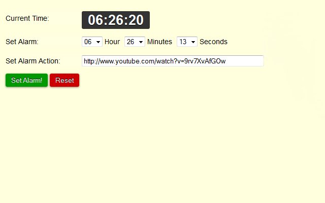 Clock  from Chrome web store to be run with OffiDocs Chromium online