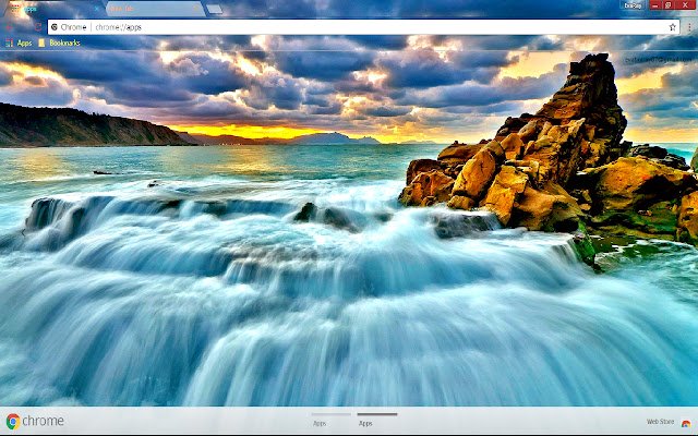 Cloud Horizon Rock da Chrome Web Store será executado com o OffiDocs Chromium online