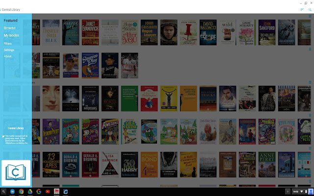 Cloud Library  from Chrome web store to be run with OffiDocs Chromium online