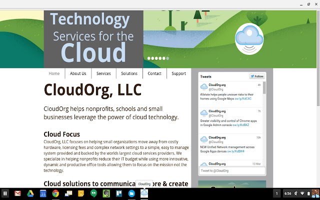 CloudOrg  from Chrome web store to be run with OffiDocs Chromium online