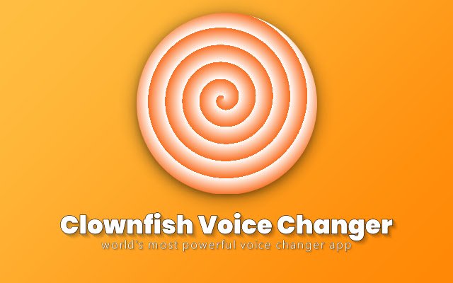 Clownfish Voice Changer  from Chrome web store to be run with OffiDocs Chromium online