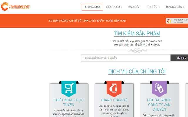 Công cụ đặt hàng của chietkhauviet  from Chrome web store to be run with OffiDocs Chromium online