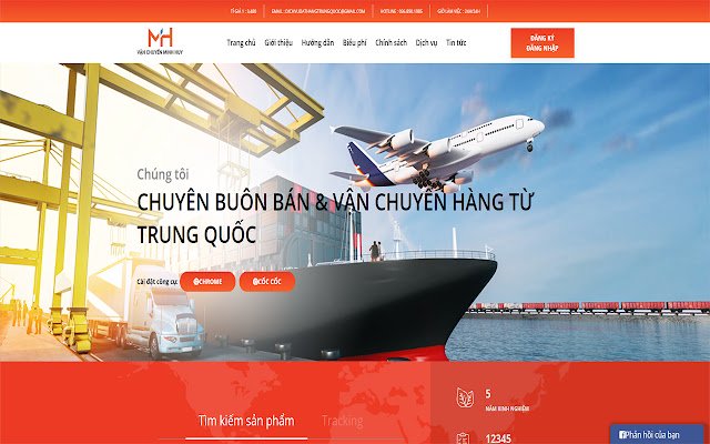 Công Cụ Đặt Hàng Của Vận Chuyển Minh Huy de la boutique en ligne Chrome sera exécuté avec OffiDocs Chromium en ligne