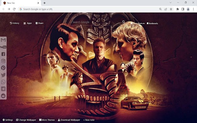 Cobra Kai Wallpaper  from Chrome web store to be run with OffiDocs Chromium online