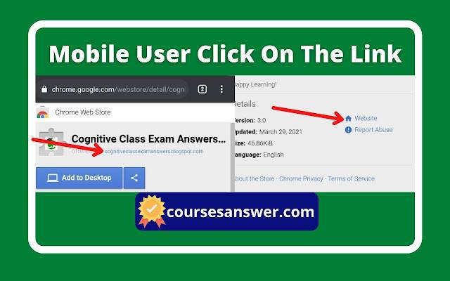 Cognitive Class Exam Answers 2021 de Chrome web store se ejecutará con OffiDocs Chromium en línea