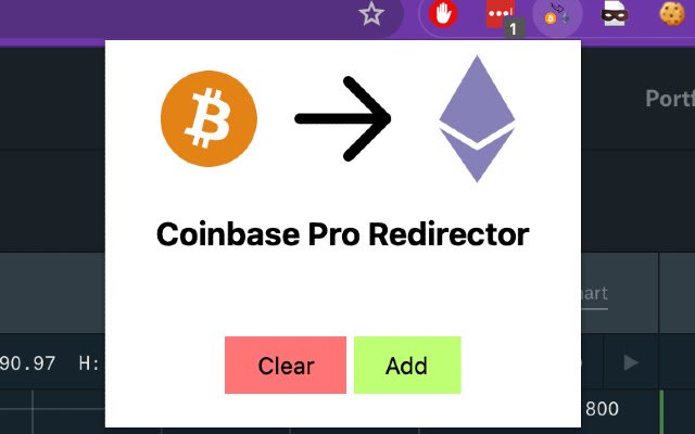 Pengalihan simbol Coinbase Pro dari toko web Chrome untuk dijalankan dengan OffiDocs Chromium online