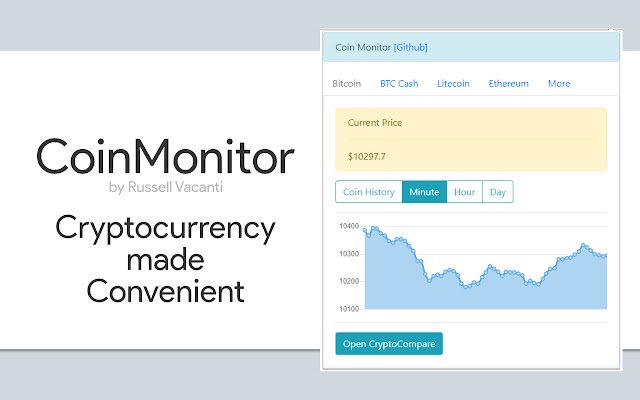 Coin Monitor  from Chrome web store to be run with OffiDocs Chromium online