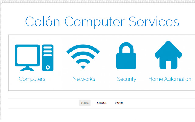 Colón Computer Services  from Chrome web store to be run with OffiDocs Chromium online