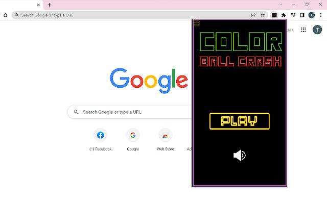 Color Ball Crash Game  from Chrome web store to be run with OffiDocs Chromium online