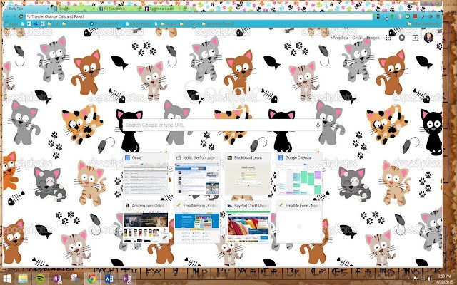 Colorful Kittens and Paws  from Chrome web store to be run with OffiDocs Chromium online