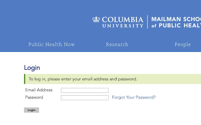 Columbia Grad Login  from Chrome web store to be run with OffiDocs Chromium online